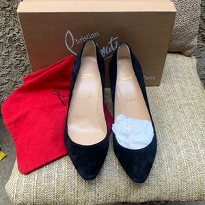 Christian Louboutin suede Eloise 85mm